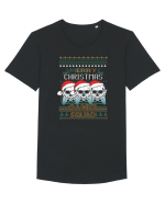 Merry Christmas Gamer Squad Tricou mânecă scurtă guler larg Bărbat Skater