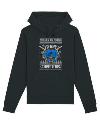 Merry Christmas Police Black