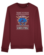 Merry Christmas Police Bluză mânecă lungă Unisex Rise