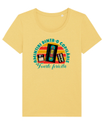 Amintiri dintr-o copilărie foarte fericită Tricou mânecă scurtă guler larg fitted Damă Expresser