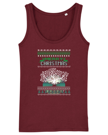 Merry Christmas Burgundy