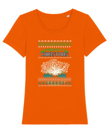 Merry Christmas Bright Orange