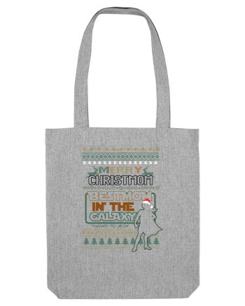 Merry Christmom Best Mom In Galaxy Heather Grey