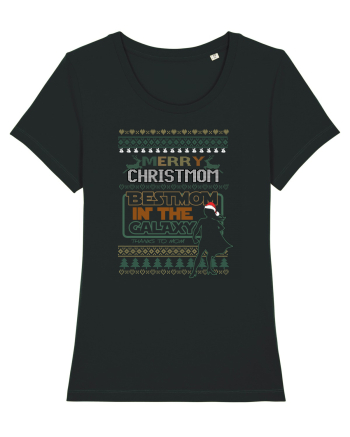 Merry Christmom Best Mom In Galaxy Black