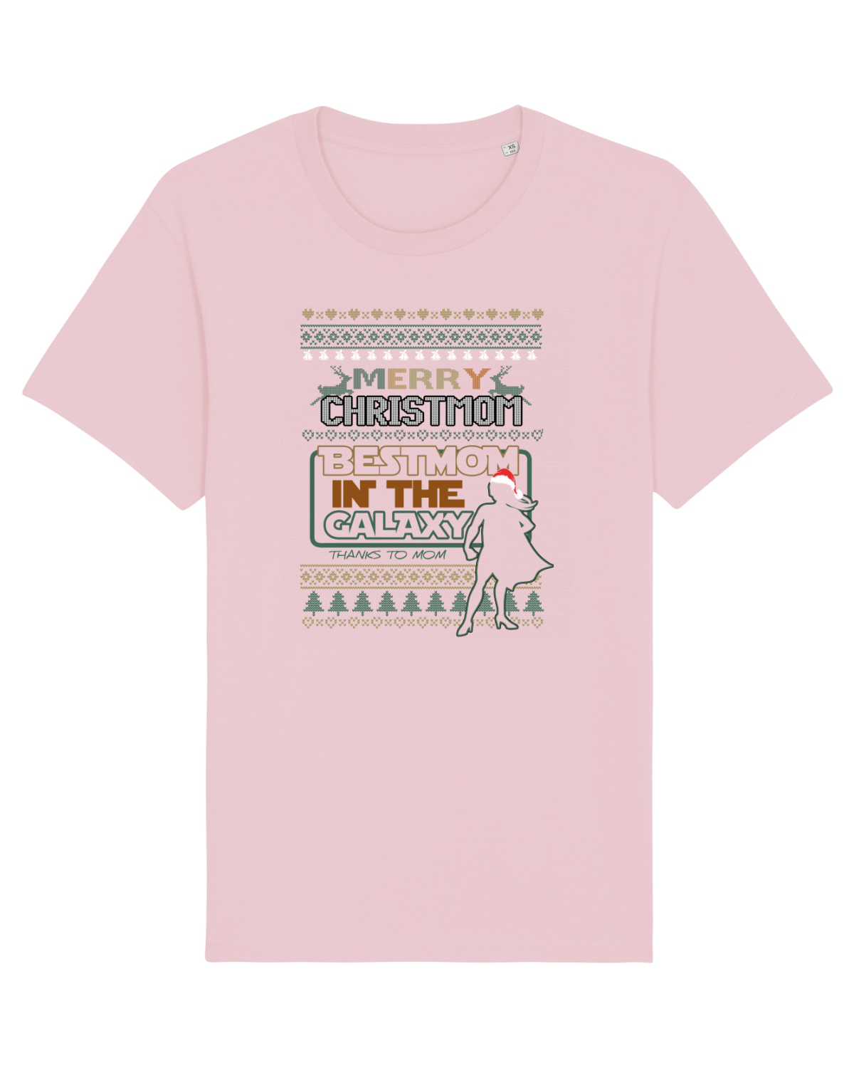 Tricou mânecă scurtă Unisex Rocker Cotton Pink