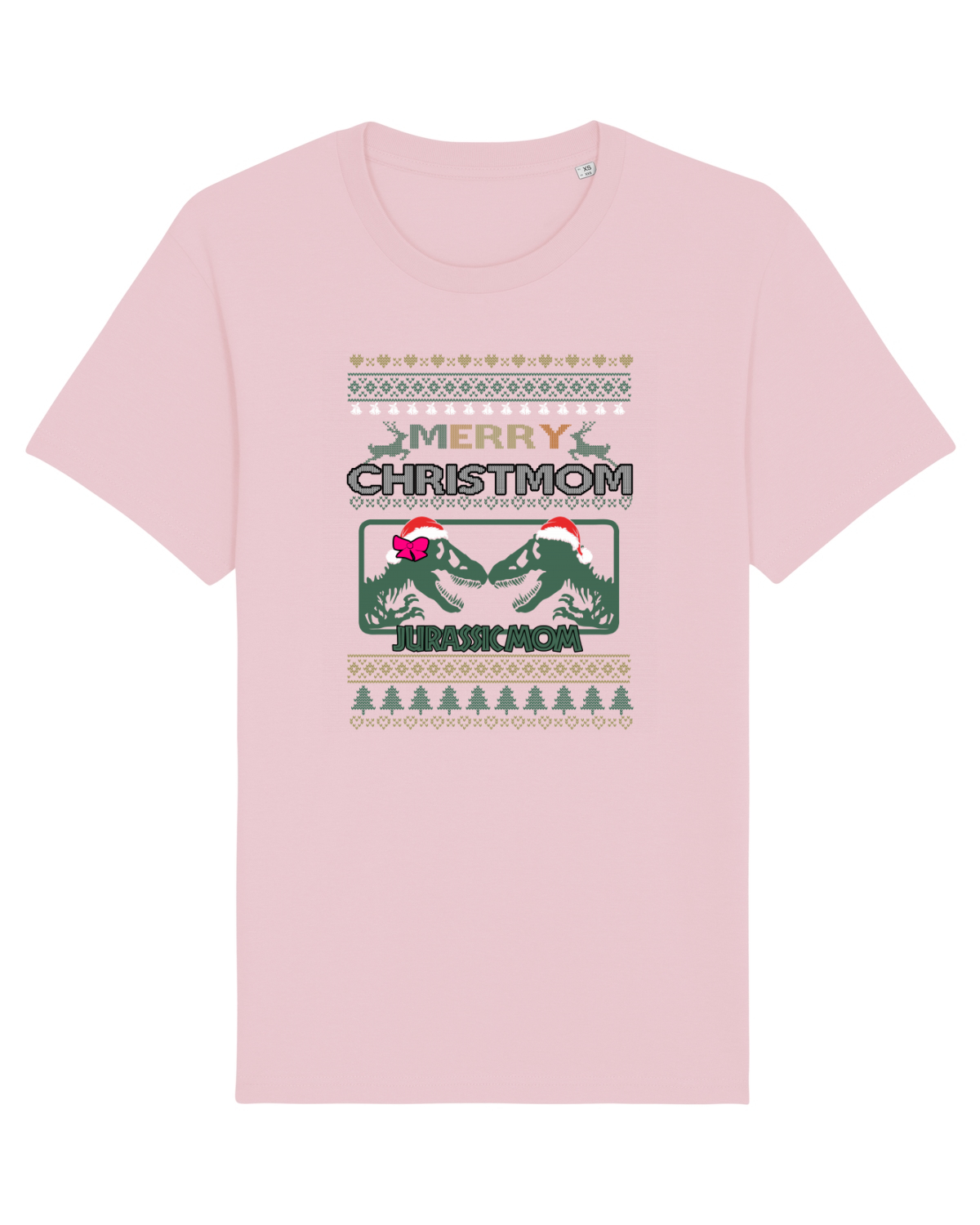 Tricou mânecă scurtă Unisex Rocker Cotton Pink