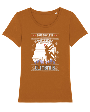 Merry Climbmas Born To Climb Roasted Orange