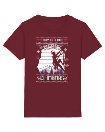 Merry Climbmas Born To Climb Burgundy