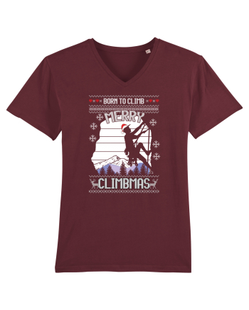 Merry Climbmas Born To Climb Burgundy