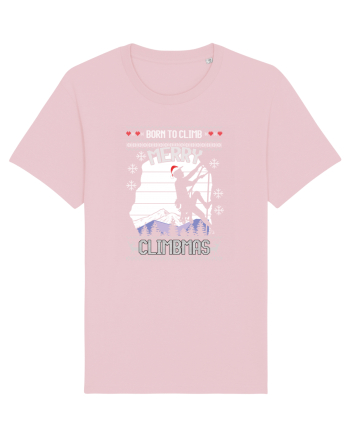 Merry Climbmas Born To Climb Cotton Pink