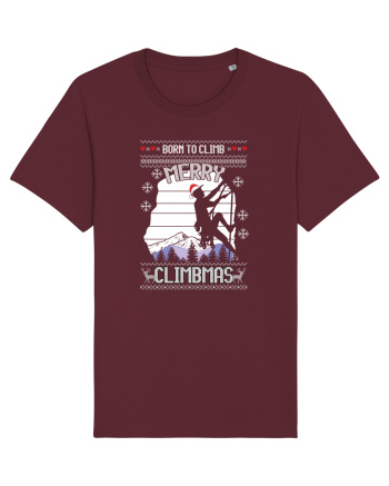 Merry Climbmas Born To Climb Burgundy