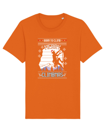 Merry Climbmas Born To Climb Bright Orange