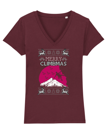 Merry Climbmas Burgundy