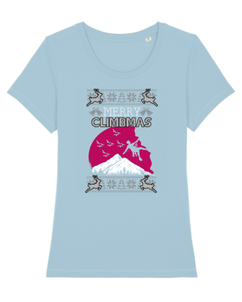 Merry Climbmas Sky Blue