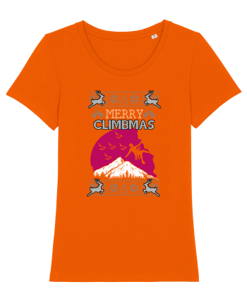 Merry Climbmas Bright Orange