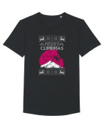 Merry Climbmas Tricou mânecă scurtă guler larg Bărbat Skater