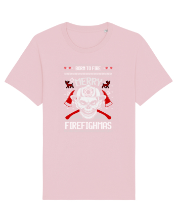 Merry Firefighmas Cotton Pink