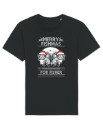 Merry Fishmas Tricou mânecă scurtă Unisex Rocker