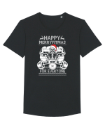 Merry Fitmas For Everyoane Tricou mânecă scurtă guler larg Bărbat Skater