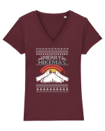 Merry Hikemas Tricou mânecă scurtă guler V Damă Evoker