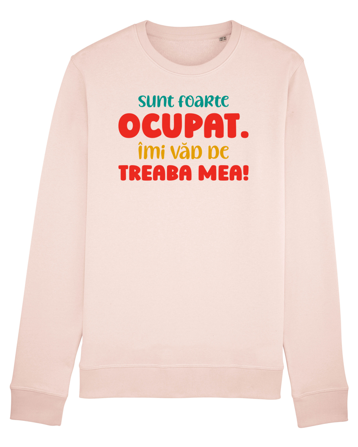 Bluză mânecă lungă Unisex Rise Candy Pink