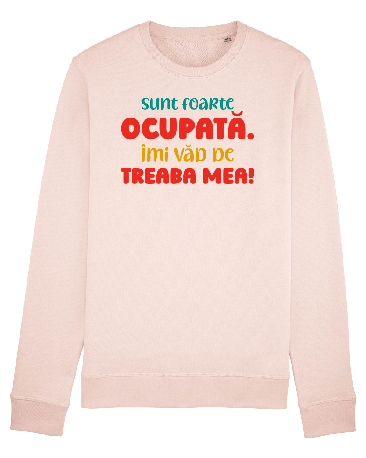 Bluză mânecă lungă Unisex Rise Candy Pink