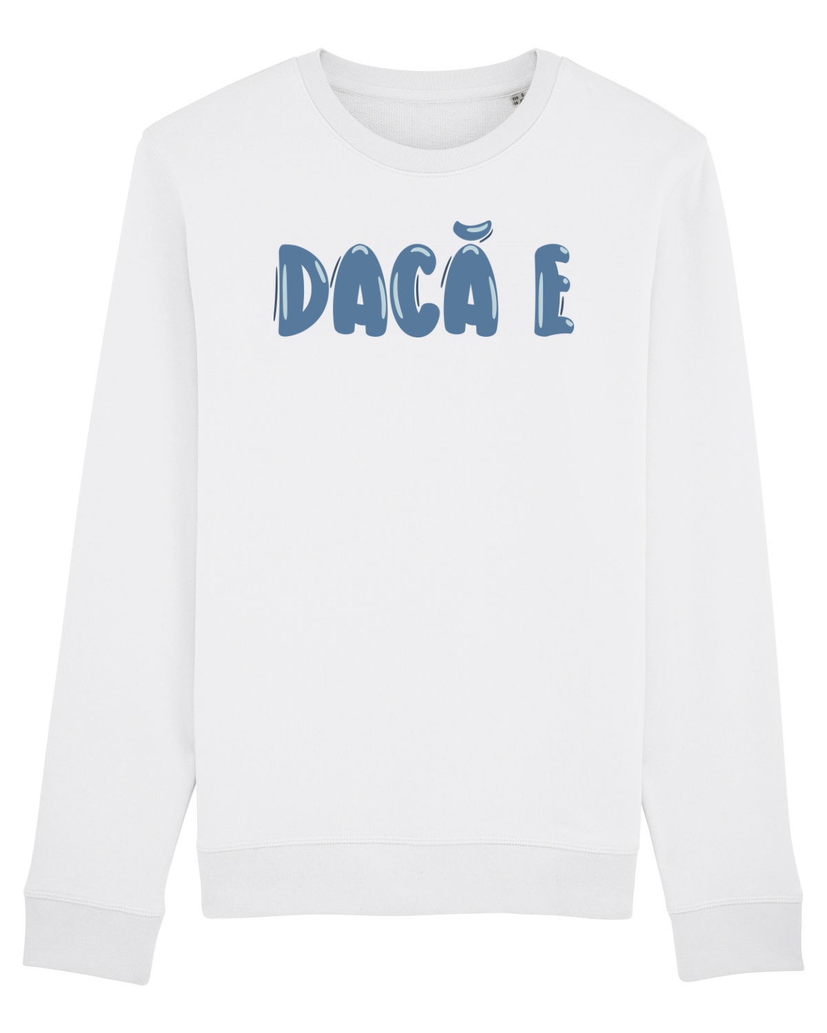 Bluză mânecă lungă Unisex Rise White