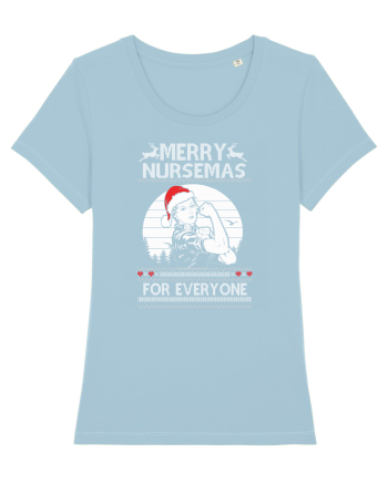 Merry Nursemas For Everyone Sky Blue