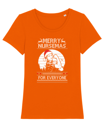 Merry Nursemas For Everyone Bright Orange