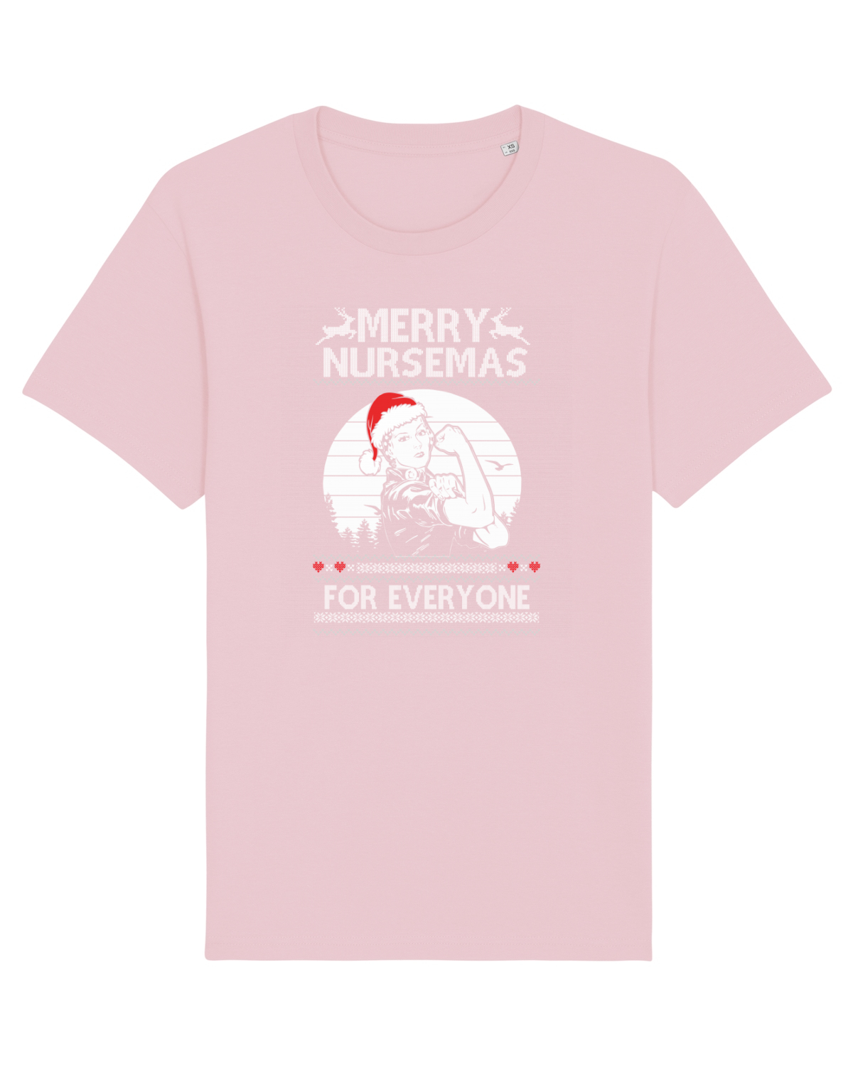 Tricou mânecă scurtă Unisex Rocker Cotton Pink