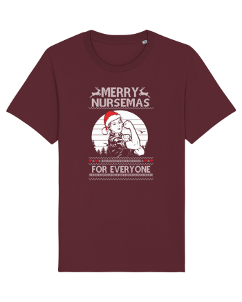 Merry Nursemas For Everyone Burgundy