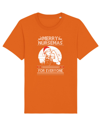 Merry Nursemas For Everyone Bright Orange