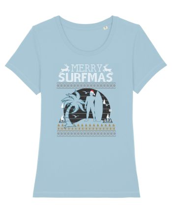 Merry Surfmas Sky Blue