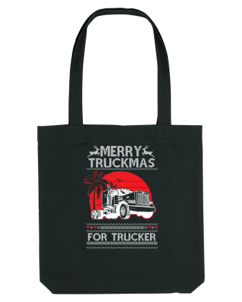Merry Truckmas For Trucker Black