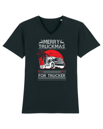 Merry Truckmas For Trucker Black