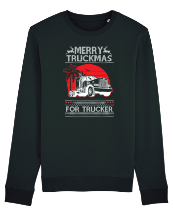 Merry Truckmas For Trucker Black