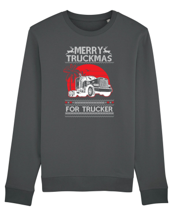 Merry Truckmas For Trucker Anthracite
