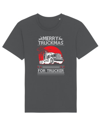 Merry Truckmas For Trucker Anthracite