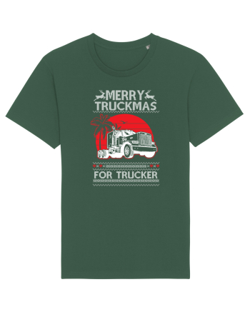 Merry Truckmas For Trucker Bottle Green