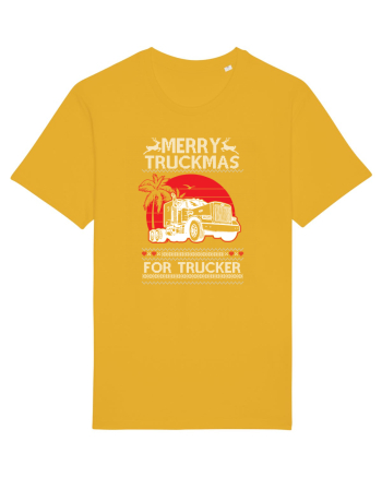 Merry Truckmas For Trucker Spectra Yellow