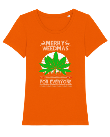 Merry Weedmas For Everyone Bright Orange