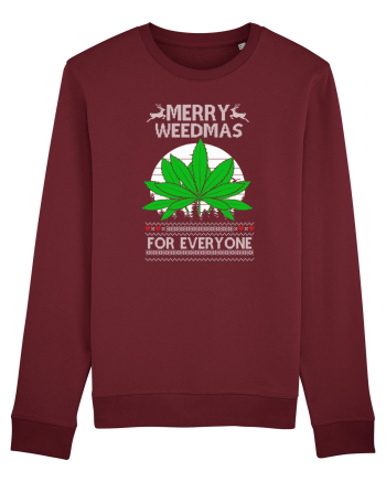 Merry Weedmas For Everyone Burgundy