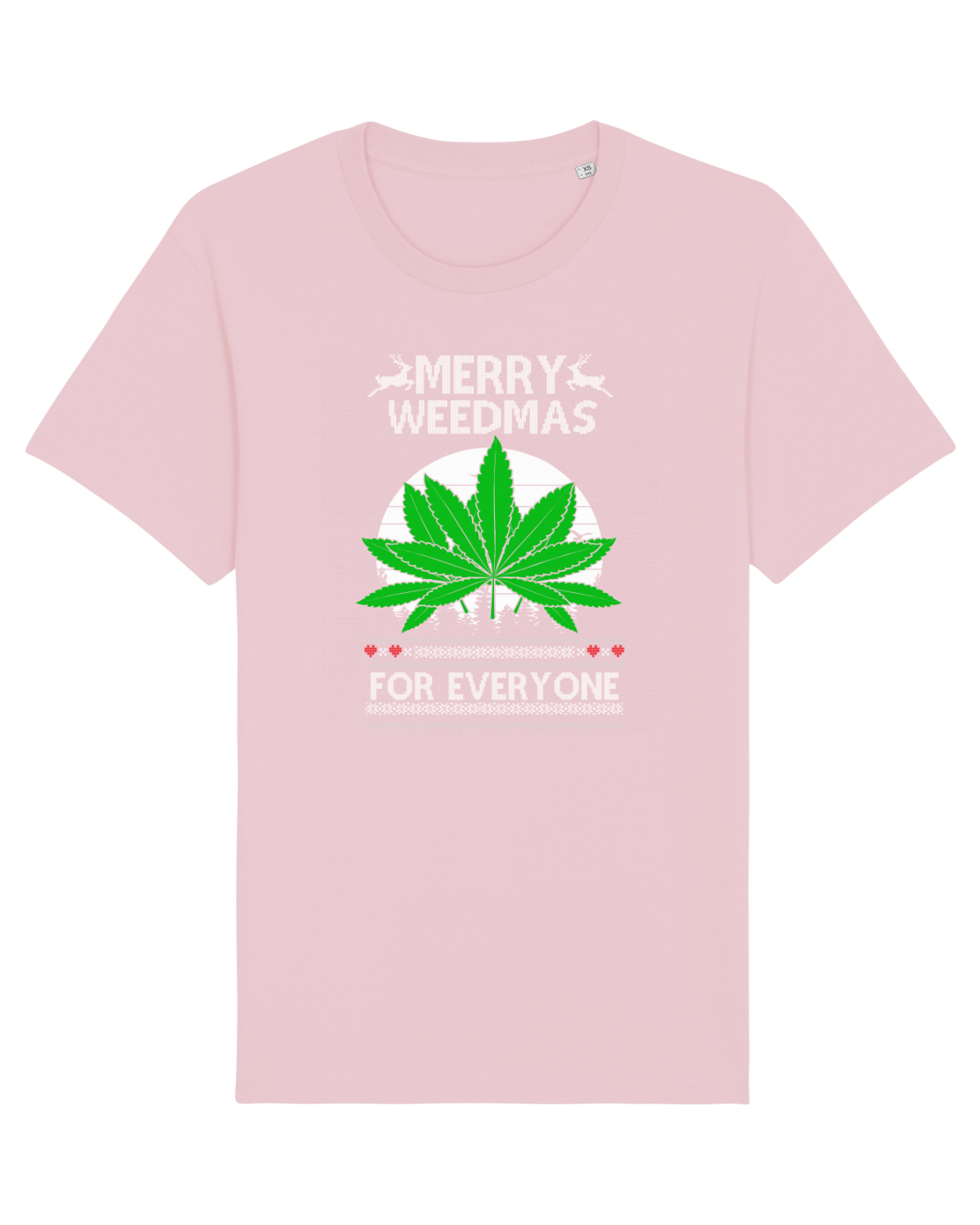 Tricou mânecă scurtă Unisex Rocker Cotton Pink