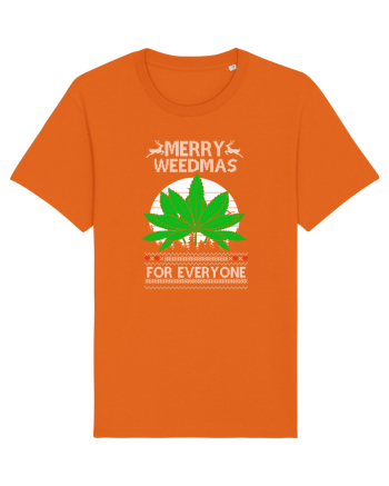 Merry Weedmas For Everyone Bright Orange