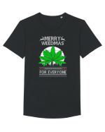 Merry Weedmas For Everyone Tricou mânecă scurtă guler larg Bărbat Skater