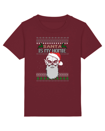 Santa Is My Homie Burgundy