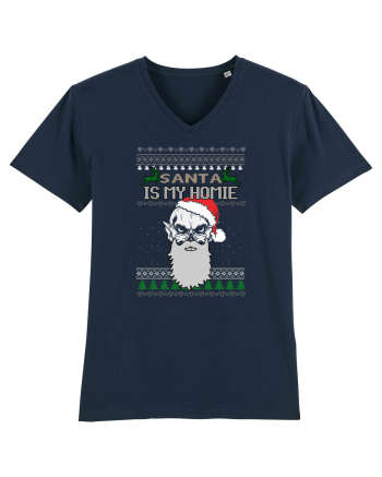Santa Is My Homie French Navy
