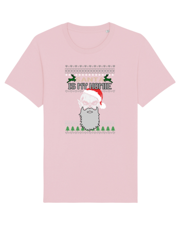 Santa Is My Homie Cotton Pink
