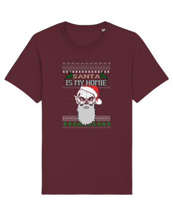 Santa Is My Homie Burgundy