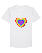 MY HEART Tricou mânecă scurtă guler larg Bărbat Skater